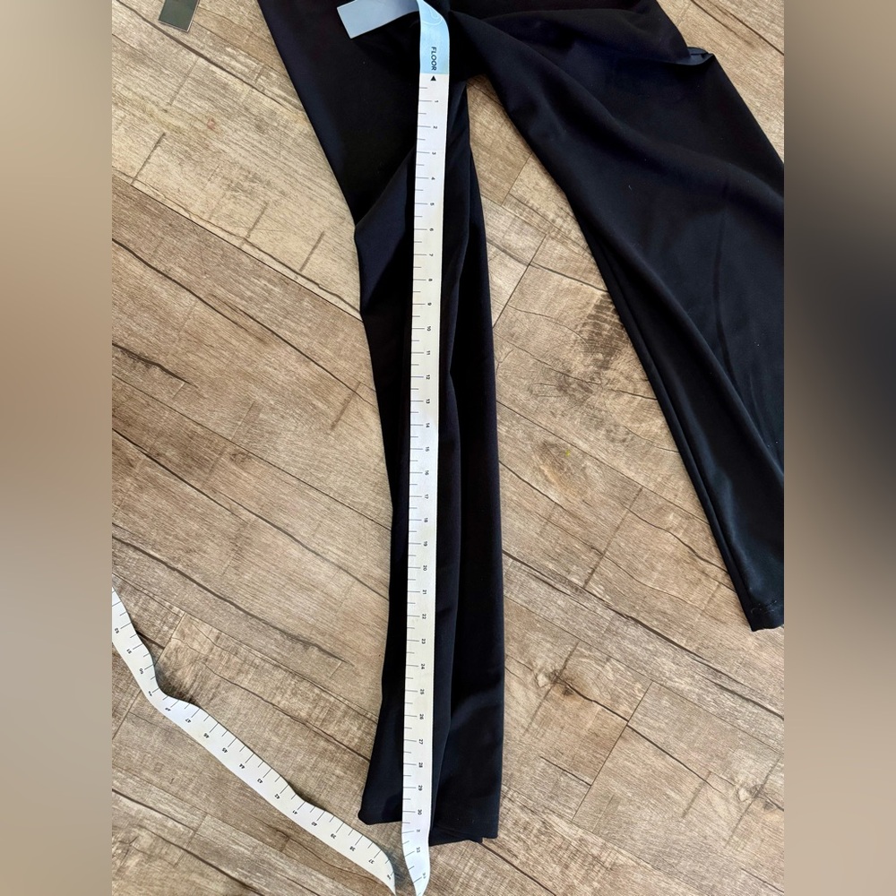 NWT Lulus Thinking Out Loud Black Backless Jumpsuit Size XS Criss Cross Back‎ - Picture 12 of 14